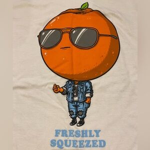 Rare Orange Cassidy - Freshly Squeezed - Wrestling Tee AEW